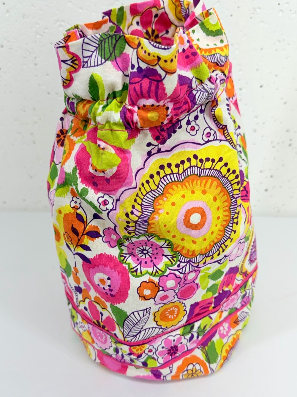 Vera Bradley Clementine Plastic Lined Ditty Bag